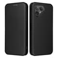 Til Fairphone 5 Cover med kulfibertekstur og kortholder Black