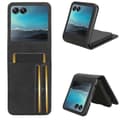 Ihotuntuman korttipaikkakotelo Motorola Razr 40 Ultralle Black