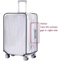 Miniatyrbild 3 av 5: Genomskinligt PVC Resväska Skydd, 24 tum Transparent PVC Vattentätt Resväska Skydd, PVC Bagageskydd för Resväskor