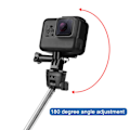 Miniatyrbild 3 av 4: Sportkamera selfie-stick lämplig för GoPro utdragbar handhållen DJI OsmoAction tillbehör