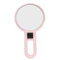 Miniatyrbild 2 av 6: Fällbar resehandspegel med fällbart handtag Rosa