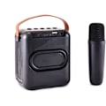 Miniatyrbild 2 av 5: Karaokehögtalare + trådlös mikrofon - Bluetooth - Upplyst