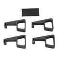 4pcs PS4/PS4 Pro/PS4 Slim Game Console Horizontal Stand Anti-Slip Cooling Feet Height Adjustment Bracket