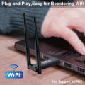 Miniatyrbild 3 av 7: USB Wifi-repeater 300M Wi-Fi-signalförstärkare 2.4G Trådlös Extender 2 Antenn Långräckvidd Wi Fi-adapter för stationär dator Bärbar dator