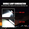 Miniatyrbild 3 av 5: COB LED Arbetslampa USB Laddningsbar COB Arbetslampa Multifunktionsficklampa
