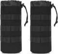 2-pack Vattenflaskhållare Taktisk Militär Flaskhållare Hydration Bärbar Vattenflaskhållare Vattenbehållare med dragsko