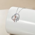 Miniatyrbild 4 av 5: Systerpresenter från syster sterling silver hjärta halsband kvinnliga vänskapssmycken