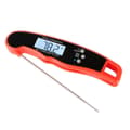 Vattentät Kötttermometer, Digital, 3 Sekunders Läsning, Röd