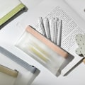 Miniatyrbild 4 av 4: 4-pack pennfodral med dragkedja, multifunktionell transparent