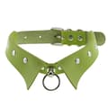 Läder Choker Punk Krage Dam Nitar Dubbade Chocker A3