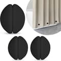 3 par Duschdraperivikter, Rostar aldrig Duschdraperi Magneter