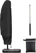 Parasol cover 3m 4m with zipper 1.4m long with telescopic pole, 280x30/81/45cm.
