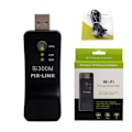 Miniatyrbild 1 av 10: USB-nätverksförstärkare 300M trådlös routerförlängare AP-förstärkare dator TV WiFi-signalförstärkare