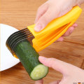 Miniatyrbild 5 av 5: Rostfritt stål bananskärare för hushållet Bärbar frukt a