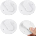 Miniatyrbild 1 av 3: 4-pack duschdraperiklämmor Duschstänkskyddshållare
