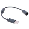 Dongle USB Breakaway-kabeladapterkabelbyte för Xbox 360 Trådbunden Spelkontroll Förlängningsadapterkabel