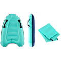 Miniatyrbild 4 av 5: Uppblåsbar Surfbräda Bärbar Surfbräda med Handtag Simbräda Barn Vuxna Hopfällbar Sommar Flytande Pad Surfing Simning