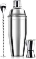 24 oz Cocktailshaker-set - Professionell Margarita-mixer, Drinkshaker, Mätjigger & Blanda-sked-set