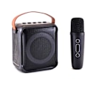 Miniatyrbild 3 av 5: Karaokehögtalare + trådlös mikrofon - Bluetooth - Upplyst