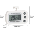Miniatyrbild 3 av 4: 2 ST Digital Kyl Frys Termometer Temperatur -20 till