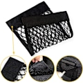 Miniatyrbild 3 av 5: Förvaringsnät, 2 st Bilförvaring Mesh Bag Organizer för flaskor Gro