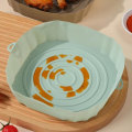 Miniatyrbild 4 av 9: Airfryer Silikonform - Korg till luftfritös Tunn (33g) Turquoise
