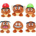 Miniatyrbild 2 av 4: Super Mario Bros figur Goomba mjukisdjur Söt svamp stoppad leksak Spelfigurer prylar Dockhänge hem bil dekoration barn present A