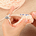 Miniatyrbild 5 av 6: 2-pack justerbara stickringar för DIY-stickning