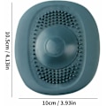 Miniatyrbild 2 av 5: Silikonpropp för badkar, diskbänk och handfat, Universal avloppspropp för kök, badrum och tvättstuga, 2 delar, blå+gul