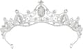 Kristallkrona Tiara, Tiara med strasskam för brudtävling