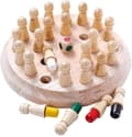 Barnkalasspel Trä Memory Match Stick Schackspel Roligt block