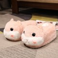 Miniatyrbild 1 av 3: Damtofflor i plysch, bomull, fluffiga och söta, storlek 36-44, höst/vinter Pink hamster