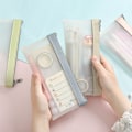 Miniatyrbild 2 av 4: 4-pack pennfodral med dragkedja, multifunktionell transparent