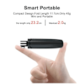 Miniatyrbild 4 av 5: Mini Teleskopisk Selfie Stick för GoPro Hero11 10 9 Black Session Osmo Insta Actionkamera Vlogg Stativ