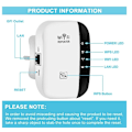 Miniatyrbild 4 av 9: WiFi-förstärkare Repeater / Utökar Räckvidden 300 Mbps Wifi