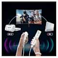 Miniatyrbild 3 av 5: Wii-fjärrkontroll för Nintendo Wii och Wii U-konsol (vit)