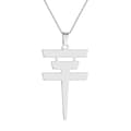 (Silver) Halsband i rostfritt stål Tokio Hotel Logo Hänge Bill Kaulitz