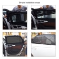 Miniatyrbild 3 av 5: 2 st Solskydd för bil - Stylingtillbehör, UV-skydd, Sidofönster, Solskyddsnät, Solvisir, Fönsterfilm SUV universal front window