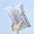 Miniatyrbild 3 av 4: 4-pack pennfodral med dragkedja, multifunktionell transparent