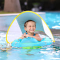 Miniatyrbild 4 av 5: Inflatable Baby Swimming Float Ring Baby Pool with Sun Canopy L