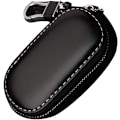 Miniatyrbild 1 av 3: Bilnyckelväska, Multifunktionell läderväska för bilnycklar, Universal Keyless Entry Key Fob Pouch, Bil RFID-nyckelskyddstillbehör
