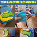 Miniatyrbild 6 av 6: Silikon Gel Inlägg för Hälsporre Smärta Kudde Fotmassager U-formad Halv Häl Inlägg Höjdökning Skopålägg M