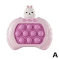Miniatyrbild 1 av 10: Pop It Spelmaskin Söt Tecknad Kanin Anka Leksak Snabb Tryck Bubb rabbit onesize