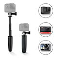 Miniatyrbild 2 av 5: Mini Teleskopisk Selfie Stick för GoPro Hero11 10 9 Black Session Osmo Insta Actionkamera Vlogg Stativ
