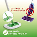 Miniatyrbild 3 av 5: 8-pack bomullsmopp, återanvändbar för Swiffer Sweeper Mop, uppgraderad Applicable board size 25.4 * 11.5cm White