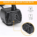Miniatyrbild 2 av 5: Dränkbar vattenpump, akvariepump Justerbar 200L/H 3W Ultra-tyst Catit USB-pump för damm, fisktank, fontän