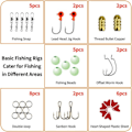 Miniatyrbild 2 av 4: 78-delars fiskedrag set Luya beten kit Bulk fiskeredskap