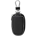 Miniatyrbild 1 av 4: Nyckelhållare i Läder Bilnyckelväska Fjärrkontroll Fob 1st Svart