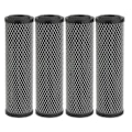 Miniatyrbillede 1 af 5: 4 stk. Kulvandfilter 10 tommer Standard Helhus Kulomslag Sediment og Smag & Lugt Erstatningsfilter