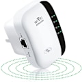 Miniatyrbilde 1 av 9: Wi-Fi Forsterker Repeater / Forlenger Rekkevidden 300 Mbps Wifi White Vit